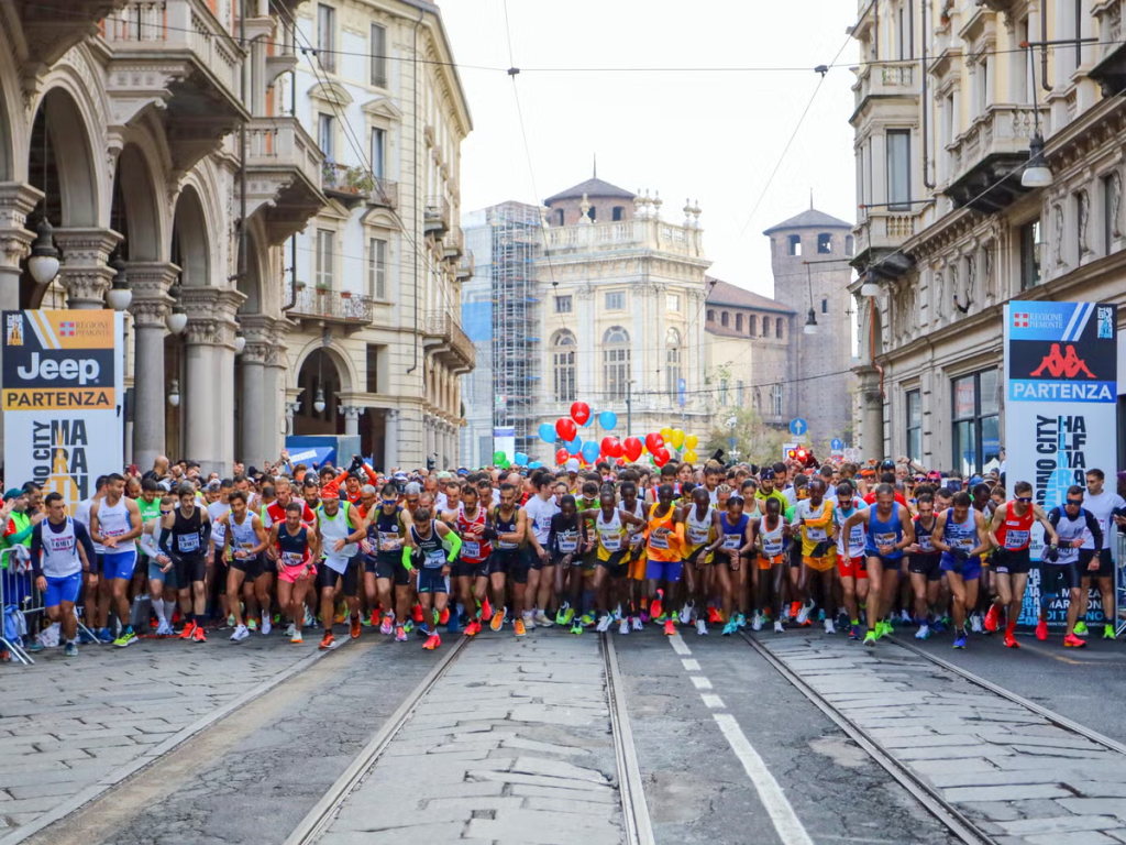 Maratona de Turim une velocidade, história e solidariedade no coração da&nbsp;Itália